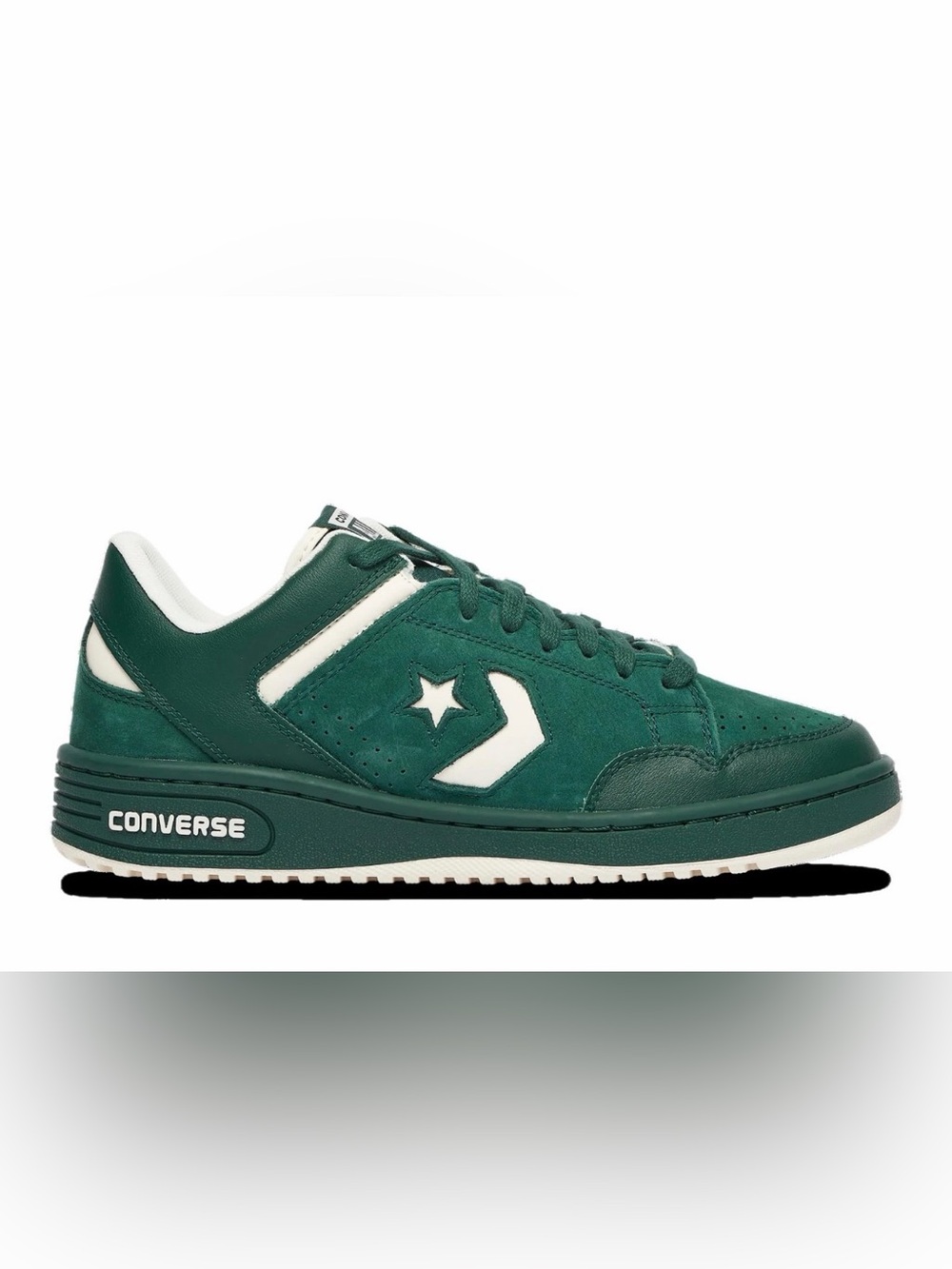 Converse Green Suede Star & Chevron Low-Top Sneaker